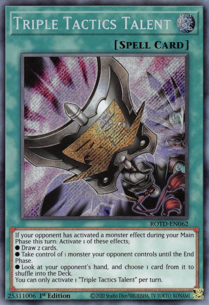 Triple Tactics Talent (ROTD-EN062) - Secret Rare