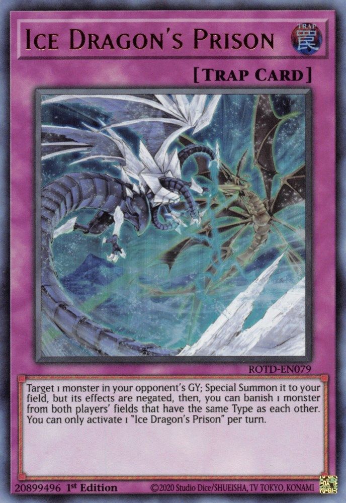 Ice Dragon's Prison (ROTD-EN079) - Ultra Rare
