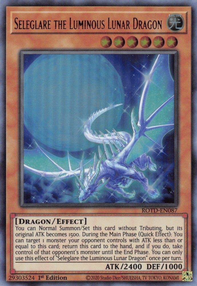 Seleglare le dragon lunaire lumineux [ROTD-EN087] Ultra Rare 