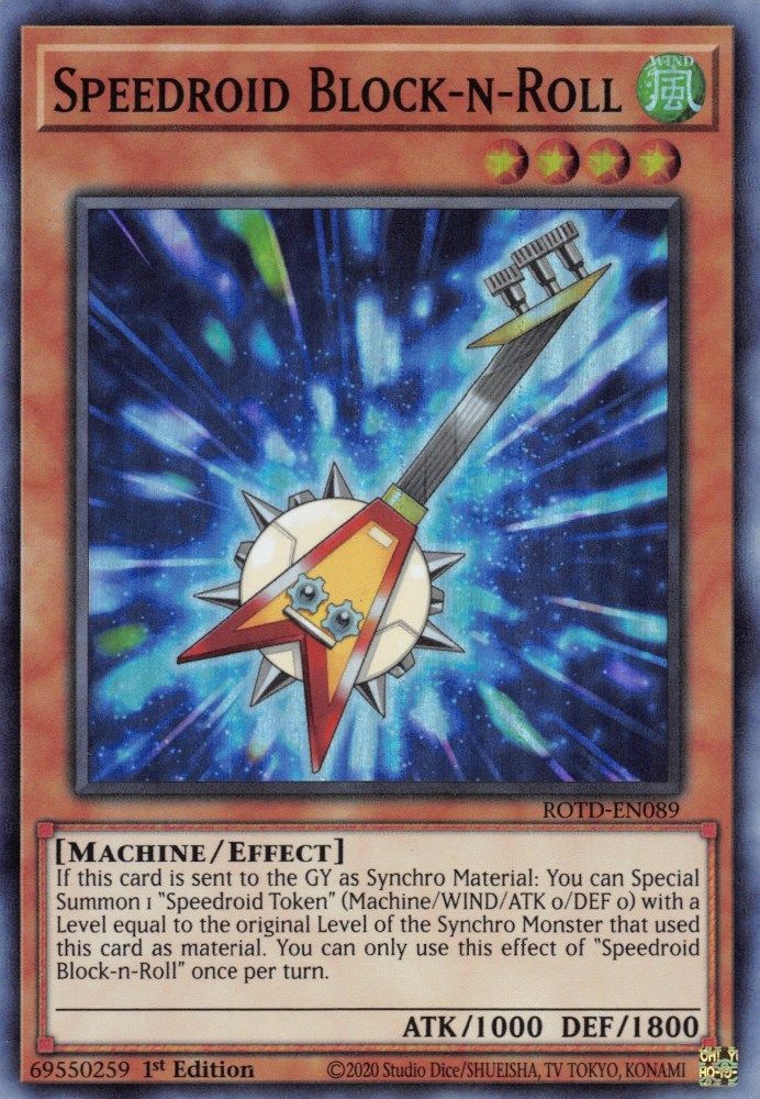 Speedroid Block-n-Roll (ROTD-EN089) - Super Rare