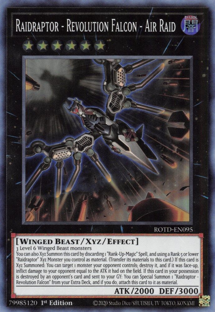 Raidraptor - Revolution Falcon - Air Raid (ROTD-EN095) - Super Rare