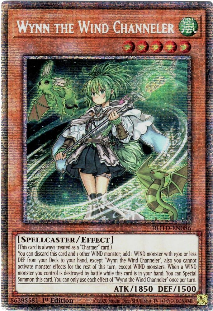 Wynn the Wind Channeler (Starlight Rare) (ROTD-EN086) - Starlight Rare