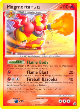Magmortar - 31/132 (Secret Wonders)/132  - Holofoil - Holo Rare