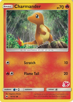 Charmander - 18/147 (#1 Charizard Stamped)/147  - Promo