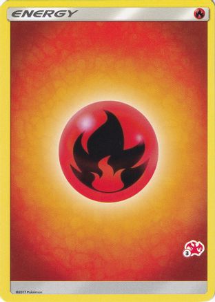 Fire Energy (#3 Charizard Stamped)  - Promo