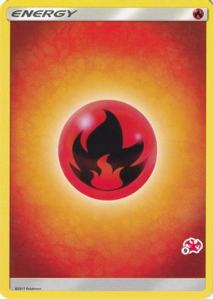 Fire Energy (#9 Charizard Stamped)  - Promo