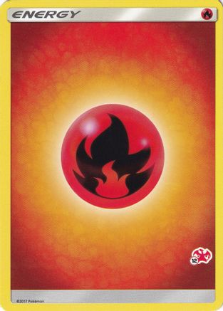 Fire Energy (#12 Charizard Stamped)  - Promo