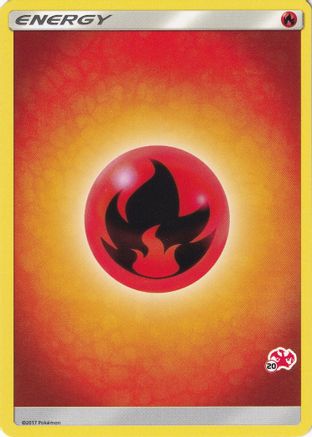 Fire Energy (#20 Charizard Stamped)  - Promo