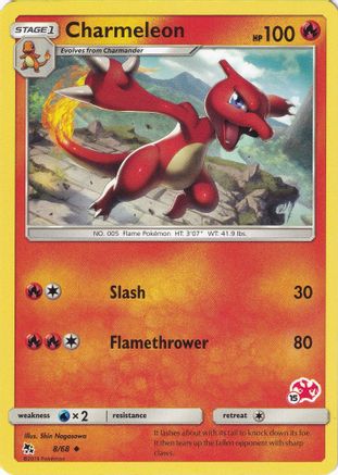 Charmeleon (#15 Charizard Stamped) 008/068  - Promo