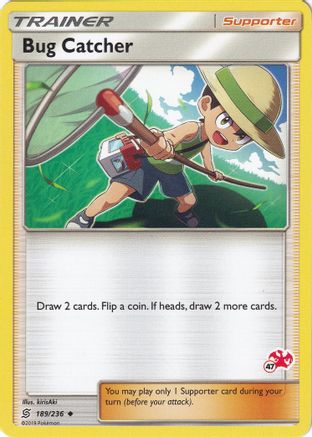 Bug Catcher - 189/236 (#47 Charizard Stamped)/236  - Promo