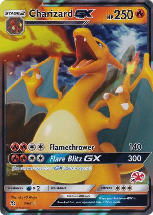 Charizard GX (#60 Charizard Stamped) 009/68  - Holofoil - Promo