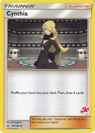 Cynthia (#50 Charizard Stamped) 119/156  - Promo