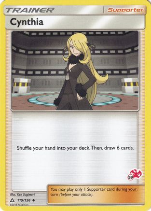 Cynthia (#59 Charizard Stamped) 119/156  - Promo