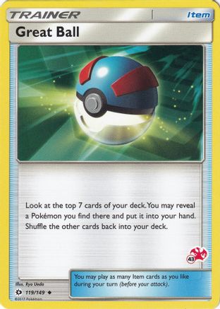 Great Ball - 119/149 (#43 Charizard Stamped)/149  - Promo