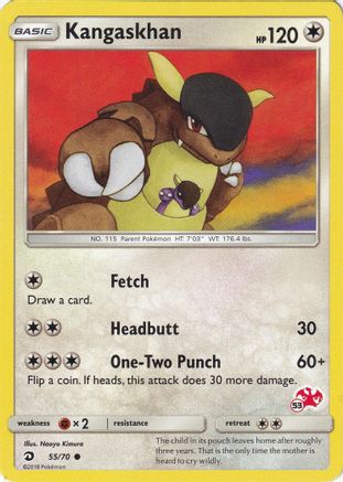 Kangaskhan - 55/70 (#53 Charizard Stamped)/70  - Promo