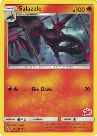 Salazzle - 34/236 (#23 Charizard Stamped)/236  - Promo