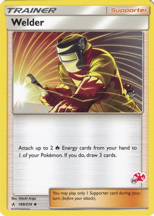 Welder - 189/214 (#25 Charizard Stamped)/214  - Promo