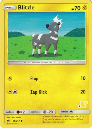 Blitzle (81/214) (Timbre Pikachu #1) [Battle Academy 2020] 