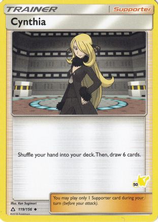 Cynthia (119/156) (Timbre Pikachu #50) [Battle Academy 2020] 