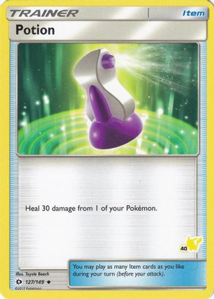 Potion - 127/149 (#40 Pikachu Stamped)/149  - Promo