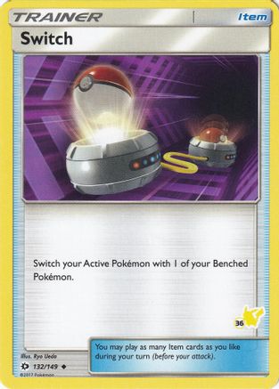 Switch - 132/149 (#36 Pikachu Stamped)/149  - Promo