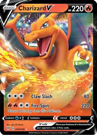 Charizard V 019  - Holofoil - Ultra Rare