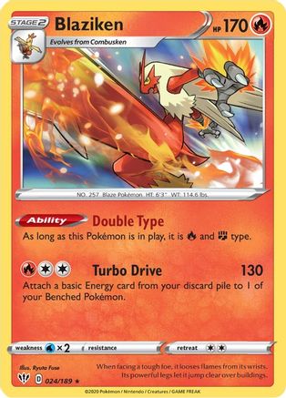 Blaziken 024  - Holofoil - Holo Rare