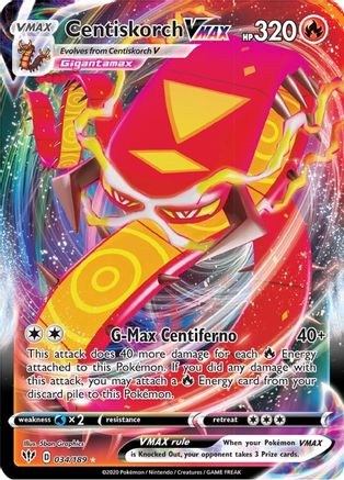 Centiskorch VMAX 034  - Holofoil - Ultra Rare