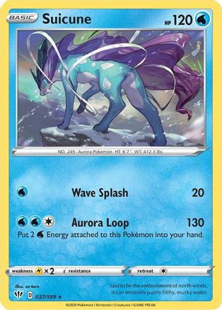 Suicune 037  - Holofoil - Holo Rare