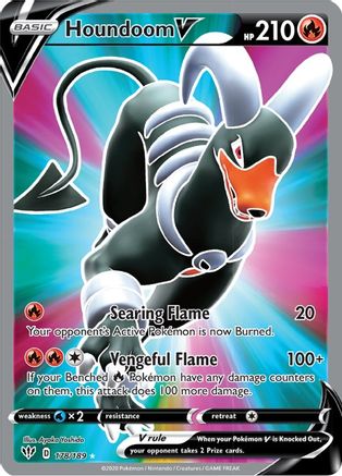 Houndoom V (Full Art) 178  - Holofoil - Ultra Rare
