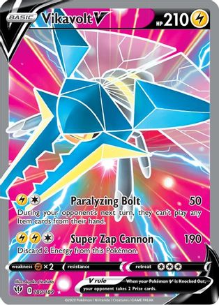 Vikavolt V (Full Art) 180  - Holofoil - Ultra Rare