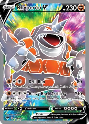 Rhyperior V (Full Art) 181  - Holofoil - Ultra Rare
