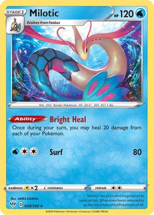 Milotic 039  - Holofoil - Holo Rare