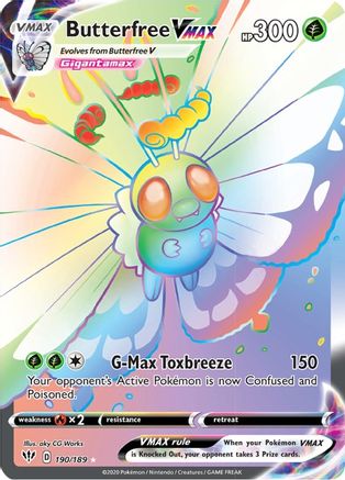 Butterfree VMAX (Secret) 190  - Holofoil - Secret Rare