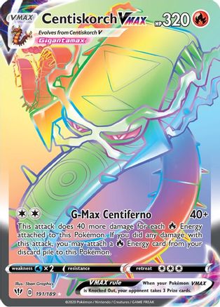 Centiskorch VMAX (Secret) 191  - Holofoil - Secret Rare