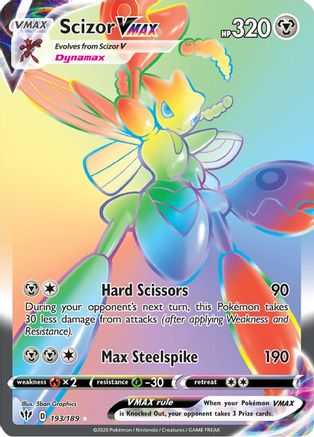 Scizor VMAX (Secret) 193  - Holofoil - Secret Rare