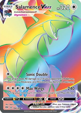 Salamence VMAX (Secret) 194  - Holofoil - Secret Rare