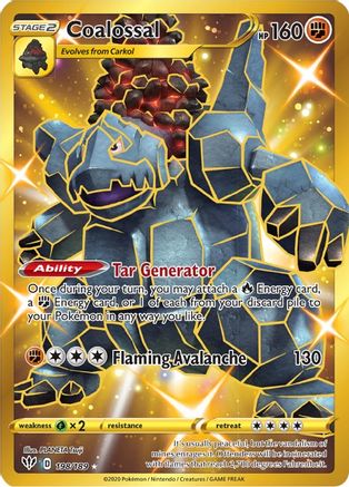 Coalossal (Secret) 198  - Holofoil - Secret Rare