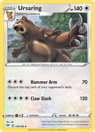 Ursaring 139  - Uncommon
