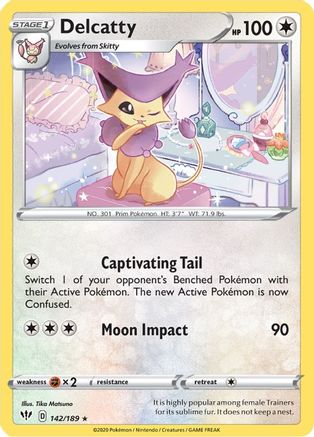Delcatty 142  - Rare
