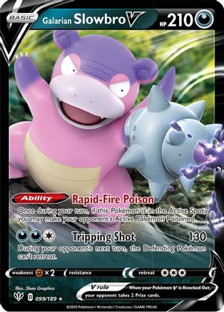 Galarian Slowbro V 099  - Holofoil - Ultra Rare