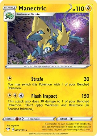 Manectric 059  - Rare