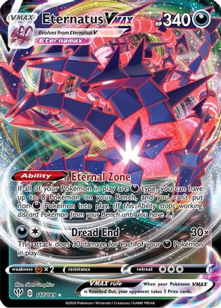 Eternatus VMAX 117/189 - SWSH03 Darkness Ablaze Holofoil