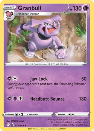 Granbull 071  - Rare