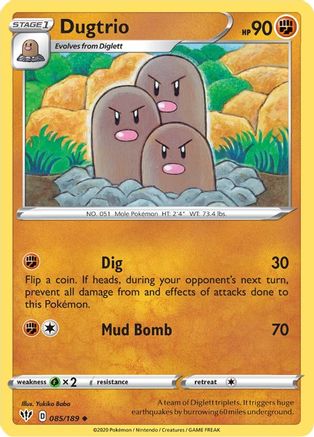 Dugtrio 085  - Uncommon