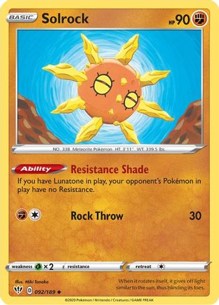 Solrock 092  - Uncommon