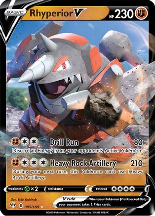Rhyperior V 095  - Holofoil - Ultra Rare