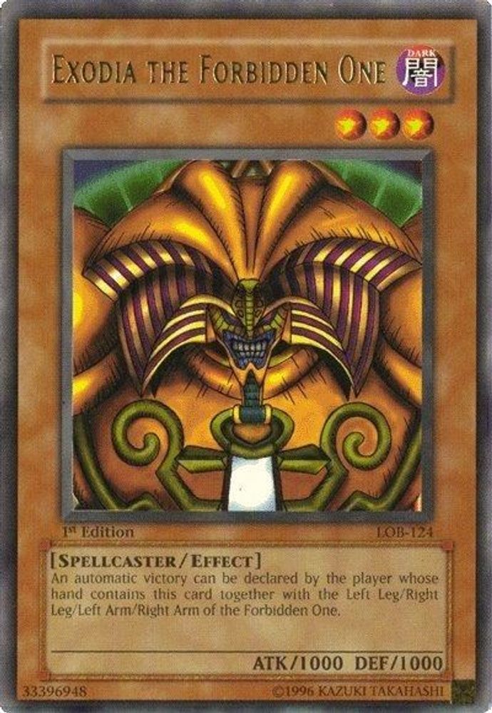 Exodia the Forbidden One (LOB-124) - Ultra Rare