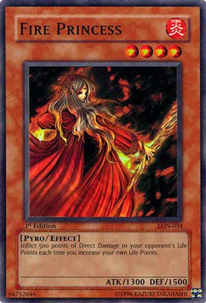 Fire Princess (LON-034) - Super Rare