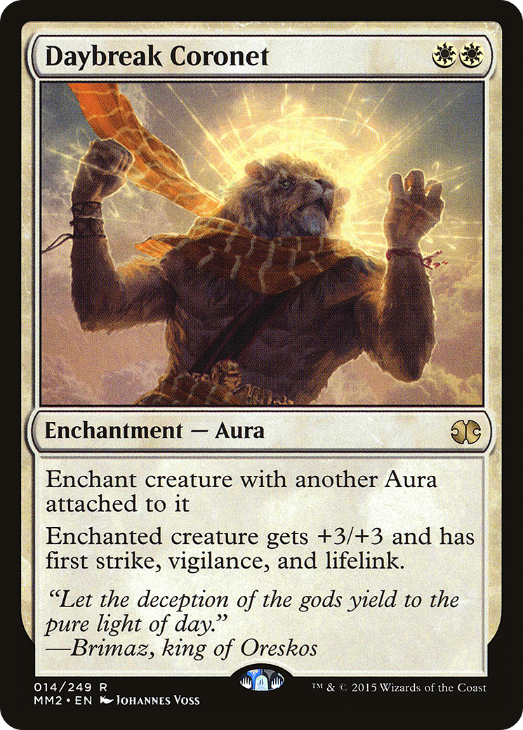 Daybreak Coronet (MM2-014) - Modern Masters 2015 Foil